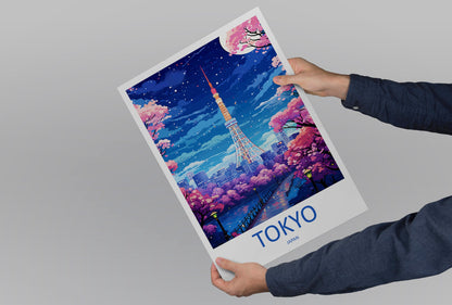 Japan Travel Print Wall Art Japan Wall Hanging Home Décor Japan Gift Art Lovers Tokyo Art Lover Gift Tokyo Travel Gift