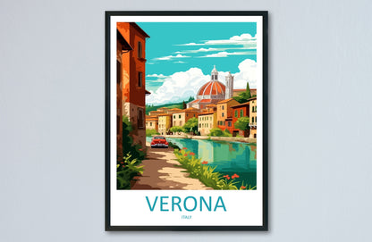Verona Travel Print Wall Art Verona Italy Wall Hanging Home Decoration Verona Gift Art Lovers Wall Art Print Verona Italy Wall Art Poster