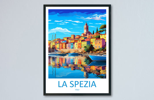 La Spezia Travel Print Wall Art La Spezia Wall Hanging Home Décor La Spezia Gift Art Lovers Italy Art Lover Gift La Spezia Print La Spezia