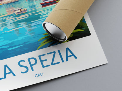 La Spezia Travel Print Wall Art La Spezia Wall Hanging Home Décor La Spezia Gift Art Lovers Italy Art Lover Gift La Spezia Print La Spezia