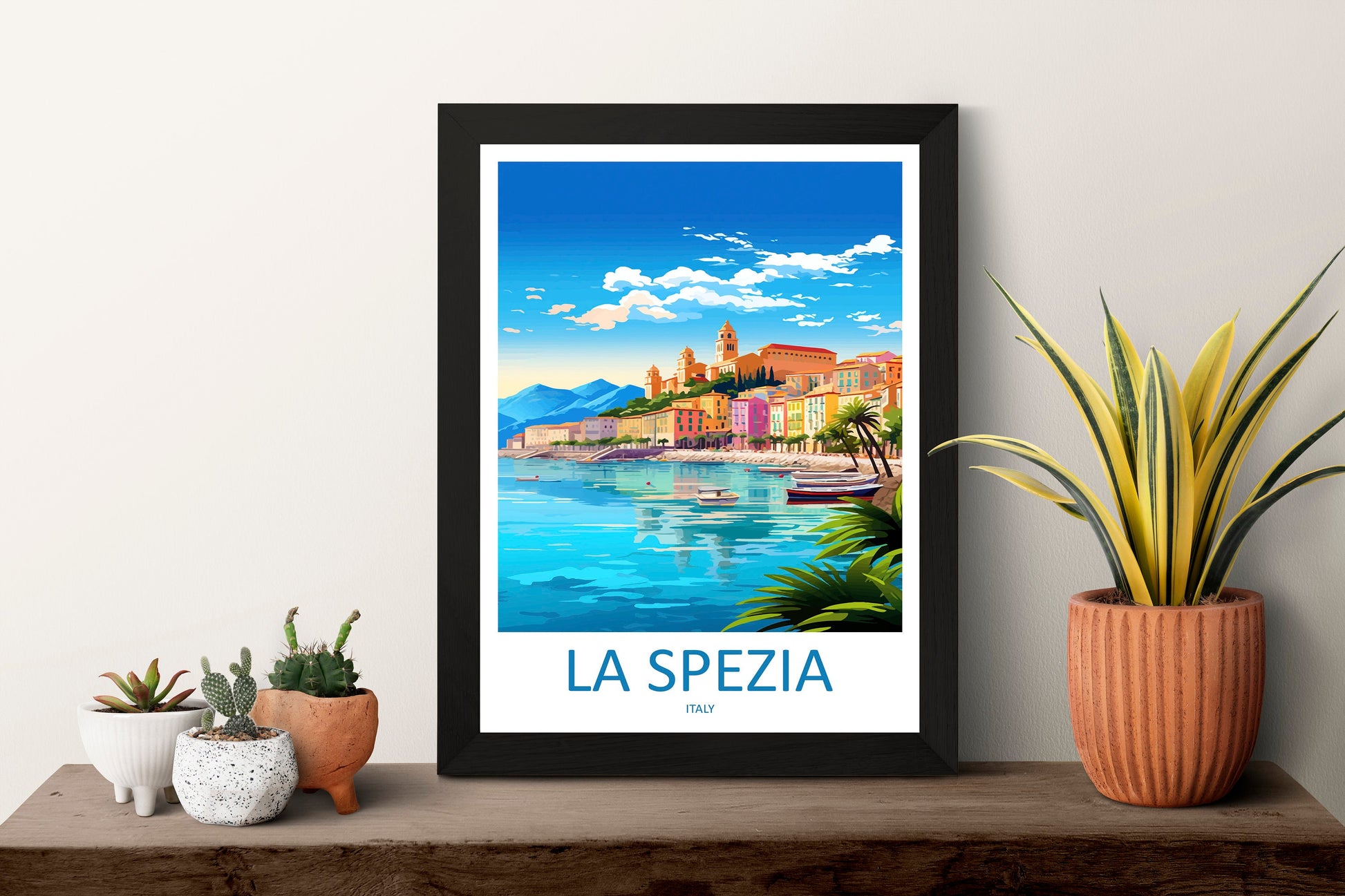 La Spezia Travel Print Wall Art La Spezia Wall Hanging Home Décor La Spezia Gift Art Lovers Italy Art Lover Gift La Spezia Print La Spezia