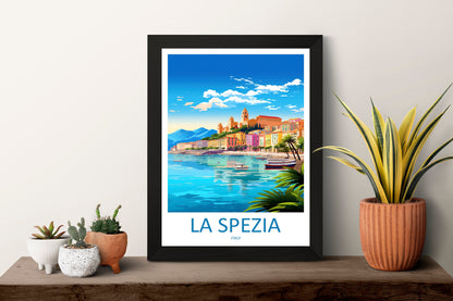 La Spezia Travel Print Wall Art La Spezia Wall Hanging Home Décor La Spezia Gift Art Lovers Italy Art Lover Gift La Spezia Print La Spezia