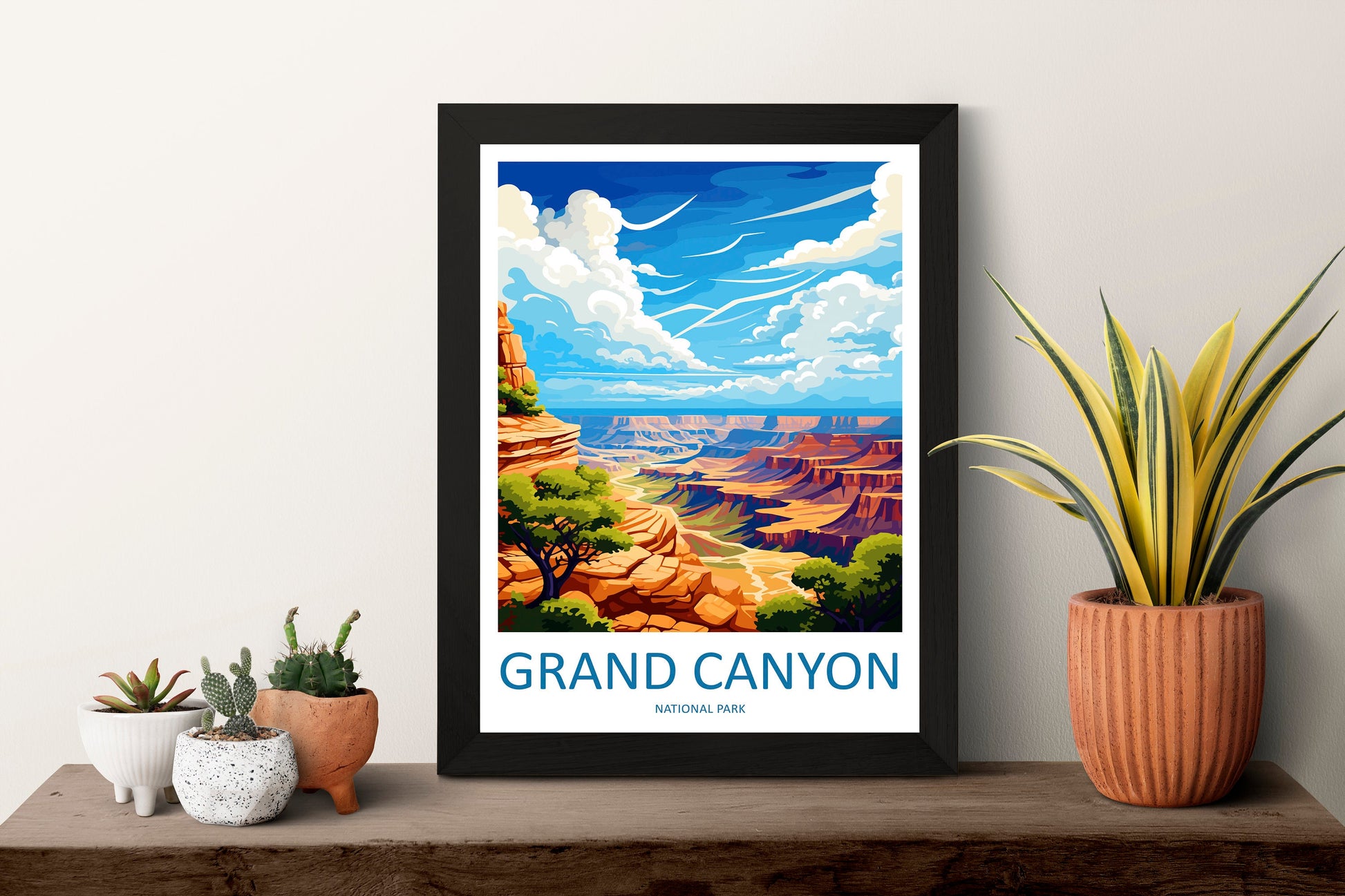 Grand Canyon National Park Travel Print Wall Art Grand Canyon Wall Hanging Home Décor Grand Canyon Gift Art Lovers Arizona Art Lover Gift