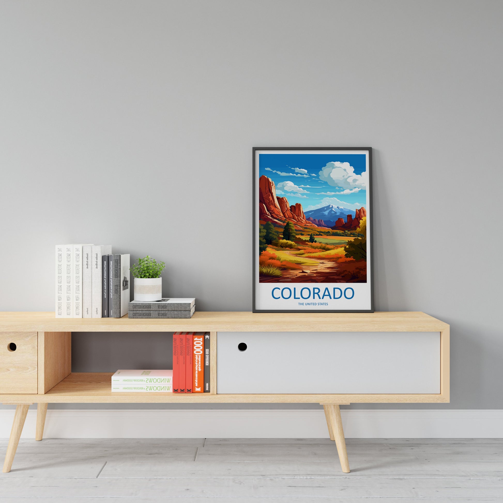 Colorado Travel Print Wall Art Colorado Wall Hanging Home Décor Colorado Gift Art Lovers Colorado Art Gift Lover