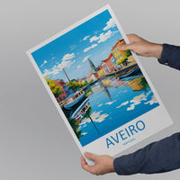 Aveiro Travel Print Wall Art Aveiro Wall Hanging Home Décor Aveiro Gift Art Lovers Portugal Art Lover Gift Aveiro Wall Décor Print