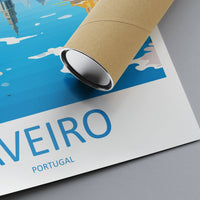 Aveiro Travel Print Wall Art Aveiro Wall Hanging Home Décor Aveiro Gift Art Lovers Portugal Art Lover Gift Aveiro Wall Décor Print