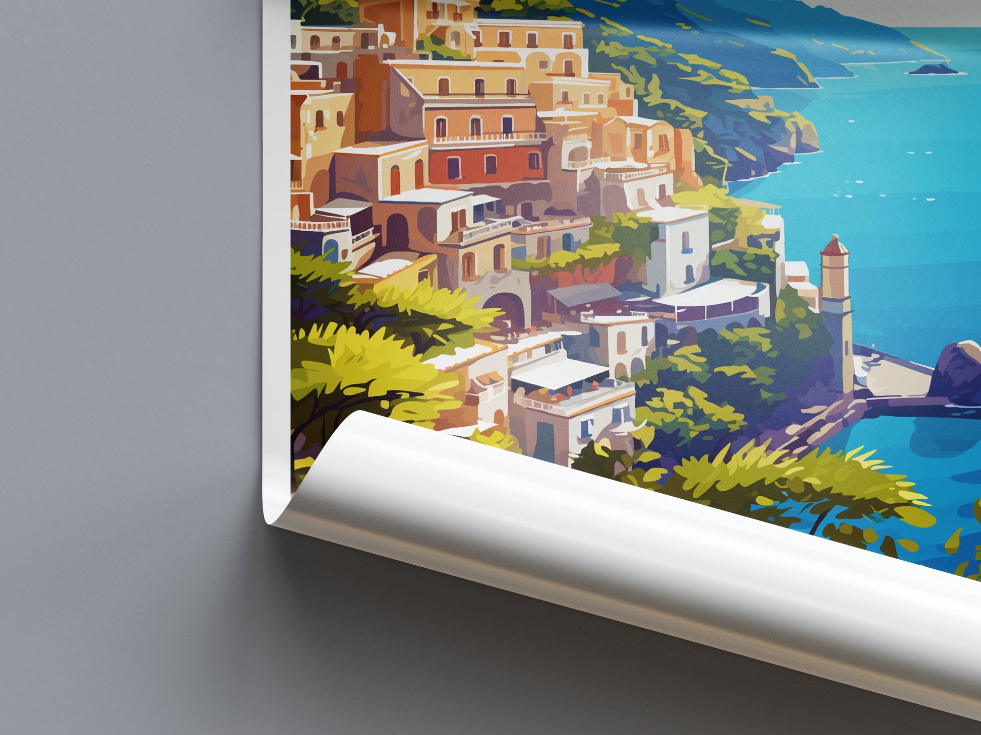 Amalfi Travel Print Wall Art Amalfi Italy Wall Hanging Home Decoration Amalfi Gift Art Lovers Wall Art Print Amalfi Italy Art Amalfi Art