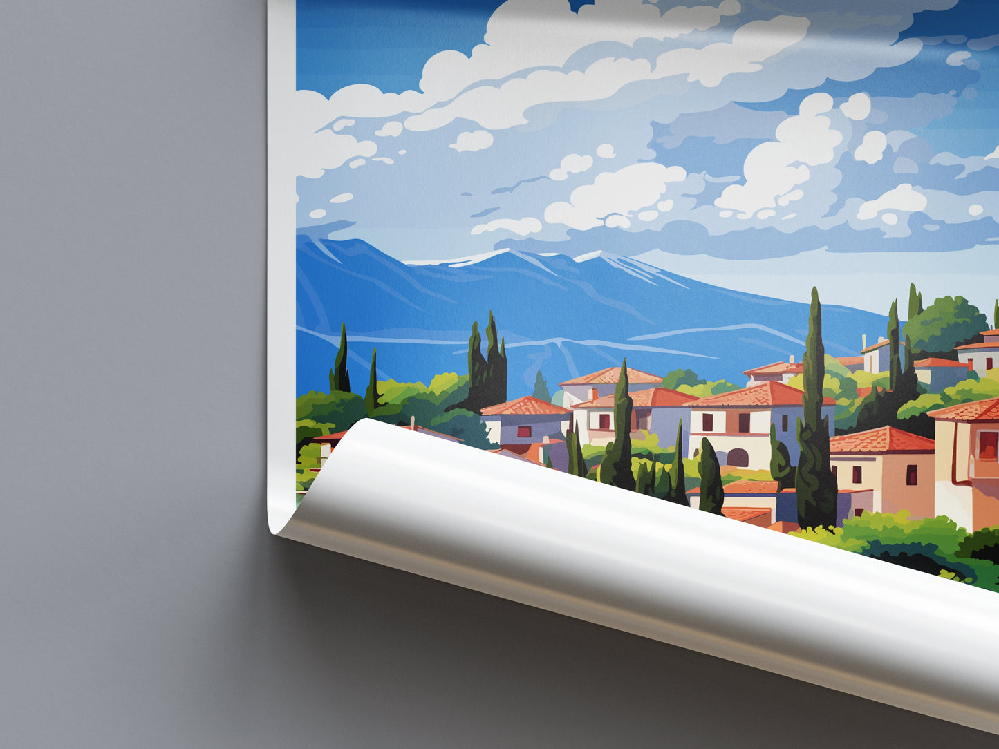 Trikala Travel Print Wall Art Trikala Greece Wall Hanging Home Deco Trikala Gift Art Lovers Wall Art Print Trikala Greece