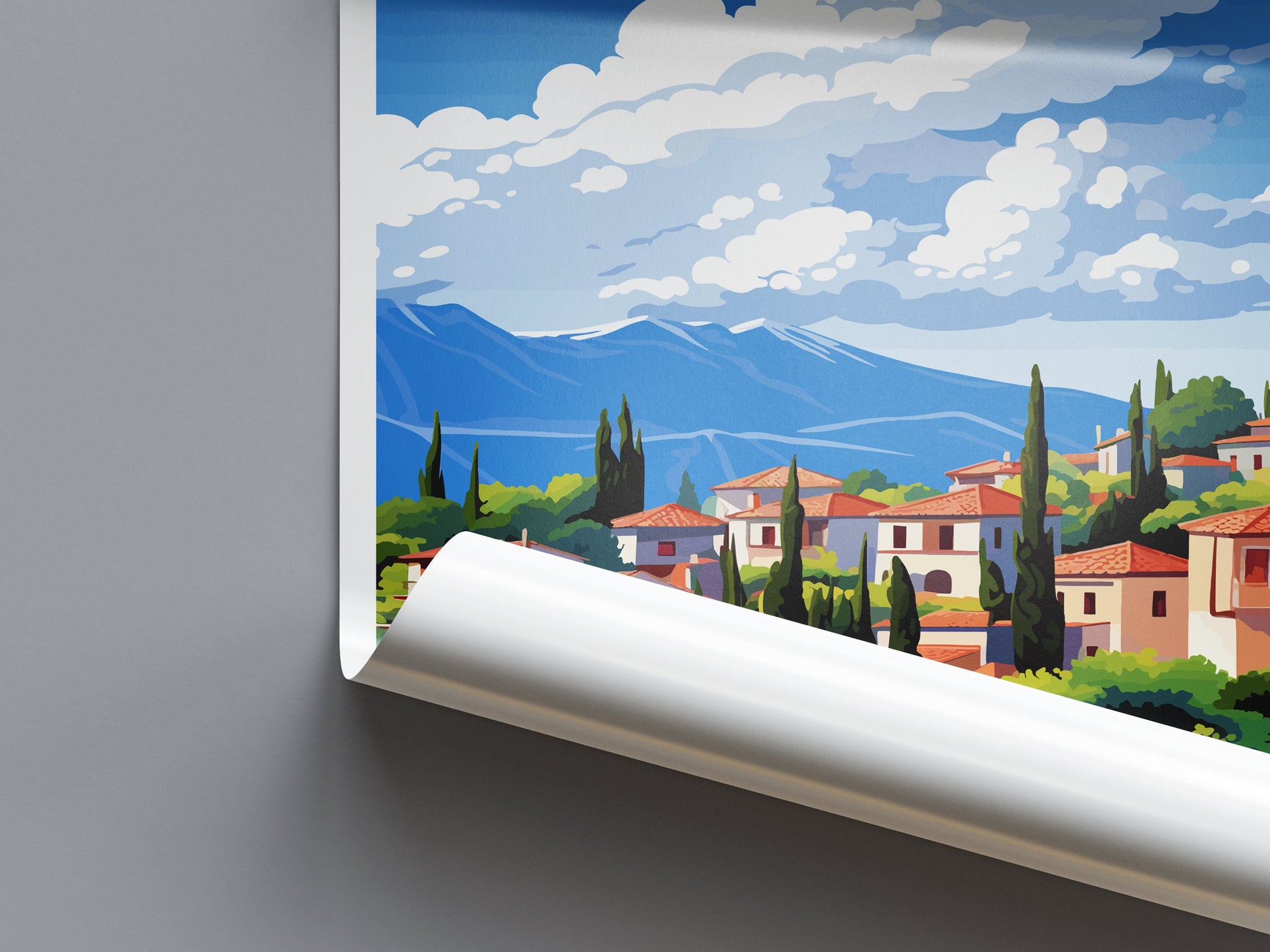 Trikala Travel Print Wall Art Trikala Greece Wall Hanging Home Deco Trikala Gift Art Lovers Wall Art Print Trikala Greece