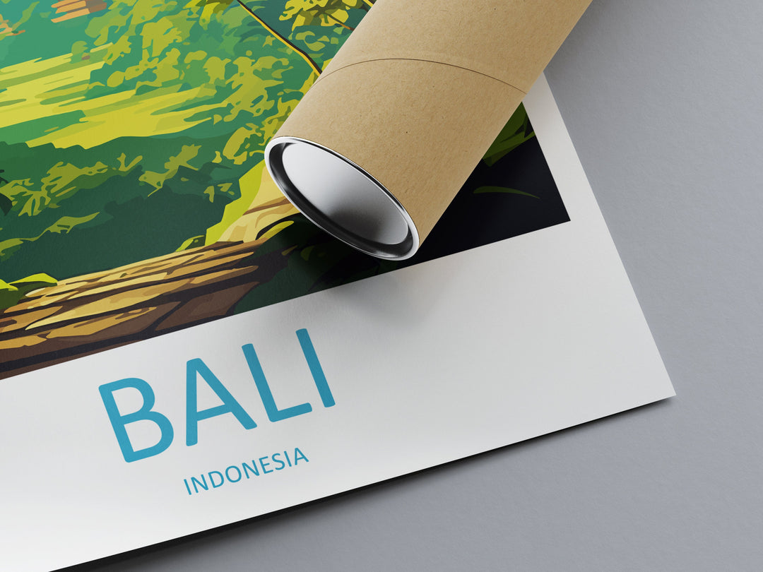 Bali Travel Print Wall Art Bali Wall Hanging Home Décor Bali Gift Art Lovers Indonesia Art Lover Gift Bali Travel Art Poster