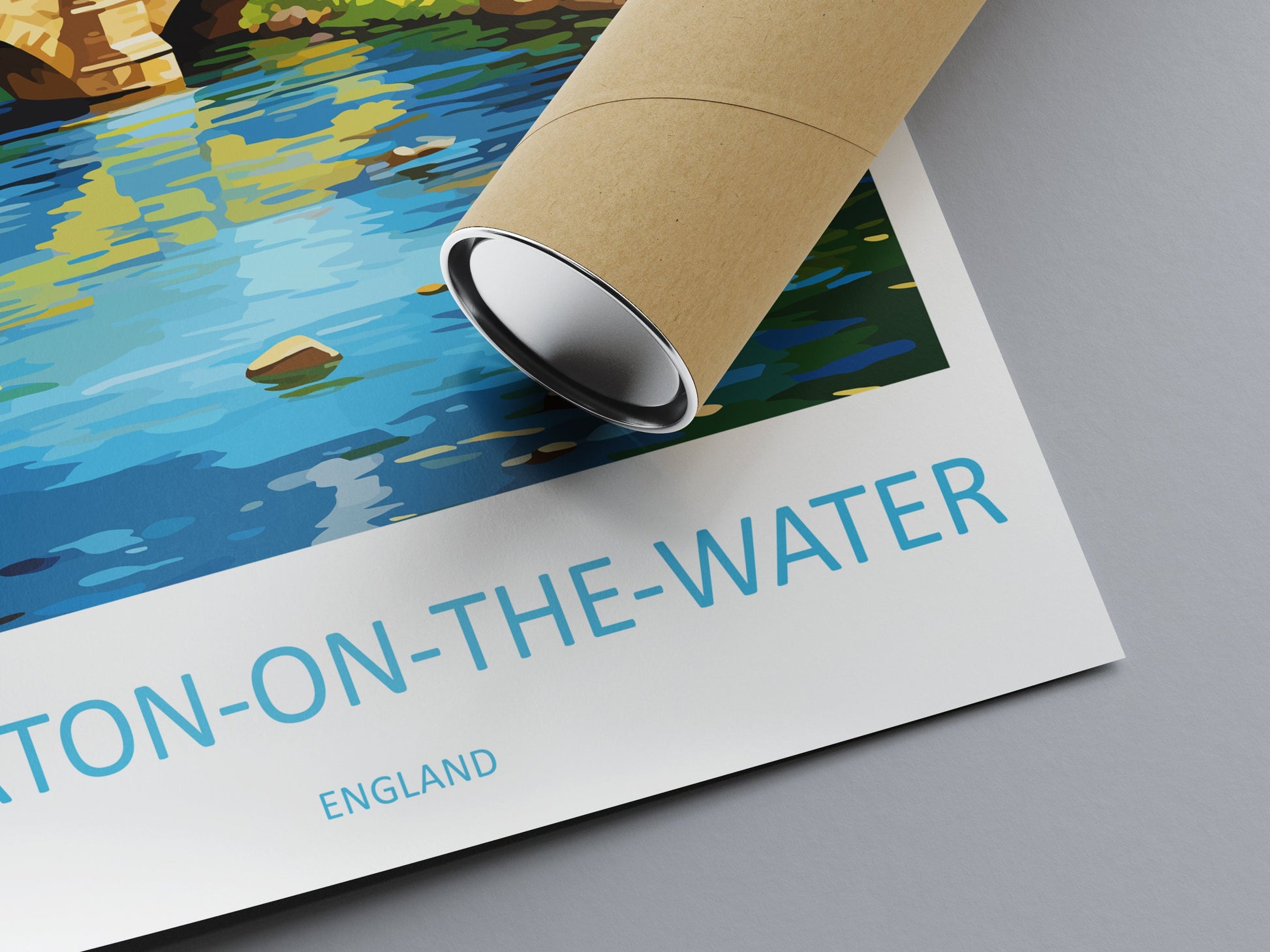 Bourton On The Water Travel Print Wall Art Bourton On The Water Wall Hanging Home Décor Bourton On The Water Gift Art Lovers England Art