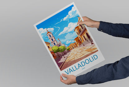 Valladolid Travel Print Wall Art Valladolid Wall Hanging Home Décor Valladolid Gift Art Lovers Spain Art Lover Gift Valladolid Print Spain