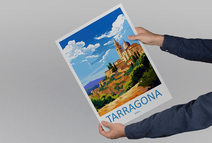Tarragona Travel Print Wall Art Tarragona Wall Hanging Home Décor Tarragona Gift Art Lovers Spain Art Lover Gift Tarragona Print Spain Art
