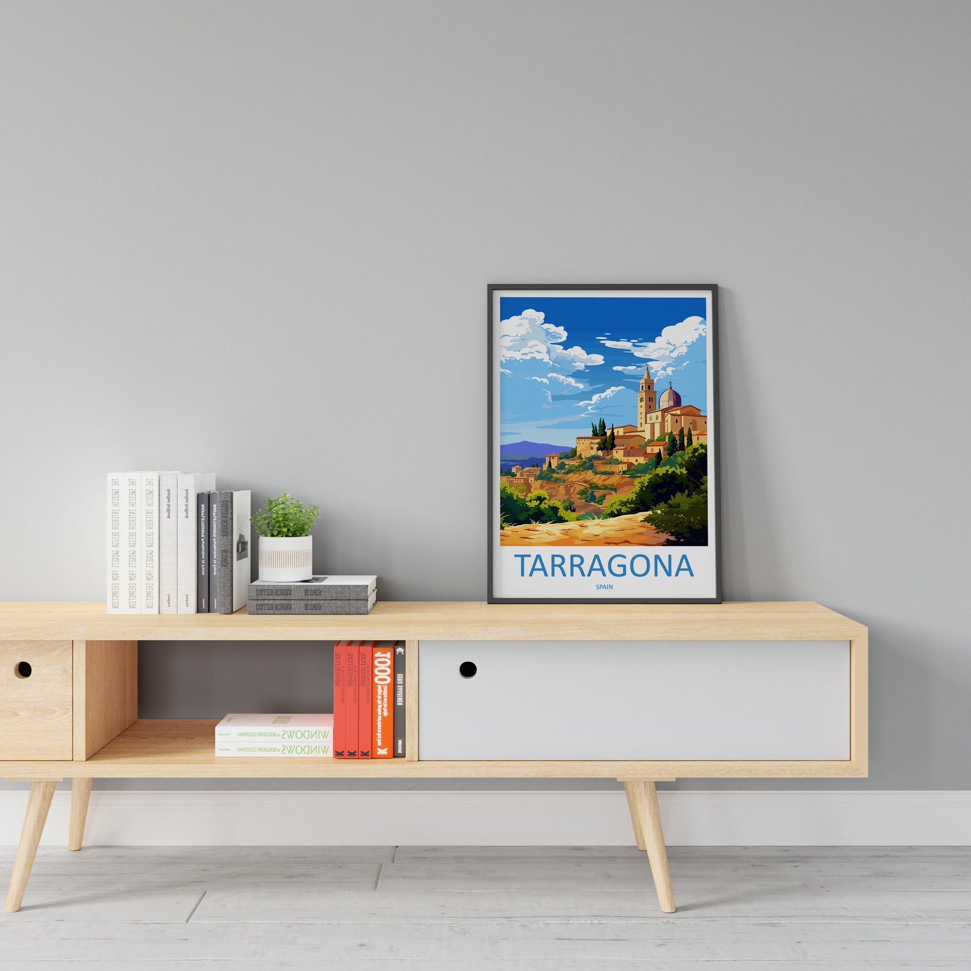 Tarragona Travel Print Wall Art Tarragona Wall Hanging Home Décor Tarragona Gift Art Lovers Spain Art Lover Gift Tarragona Print Spain Art
