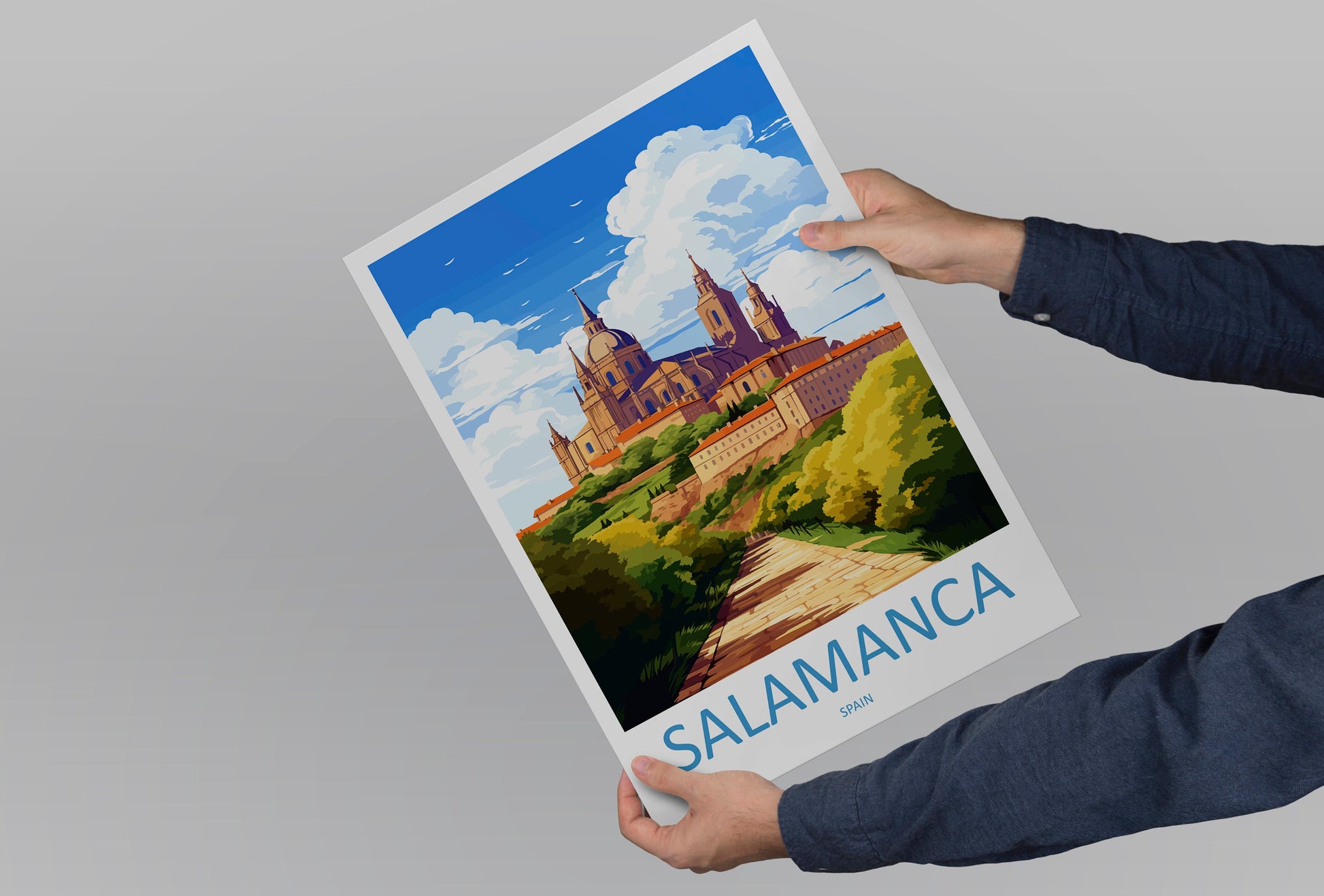 Salamanca Travel Print Wall Art Salamanca Wall Hanging Home Décor Salamanca Gift Art Lovers Spain Art Lover Gift Salamanca Print Spain Art