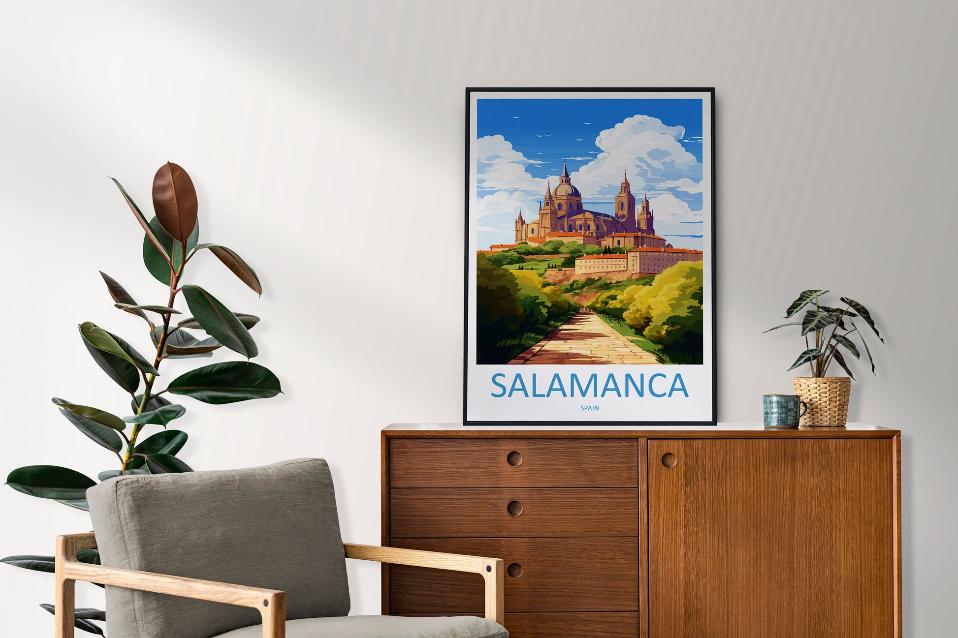 Salamanca Travel Print Wall Art Salamanca Wall Hanging Home Décor Salamanca Gift Art Lovers Spain Art Lover Gift Salamanca Print Spain Art
