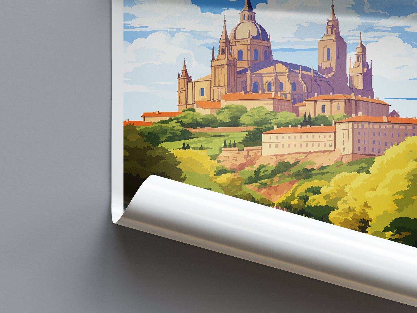 Salamanca Travel Print Wall Art Salamanca Wall Hanging Home Décor Salamanca Gift Art Lovers Spain Art Lover Gift Salamanca Print Spain Art