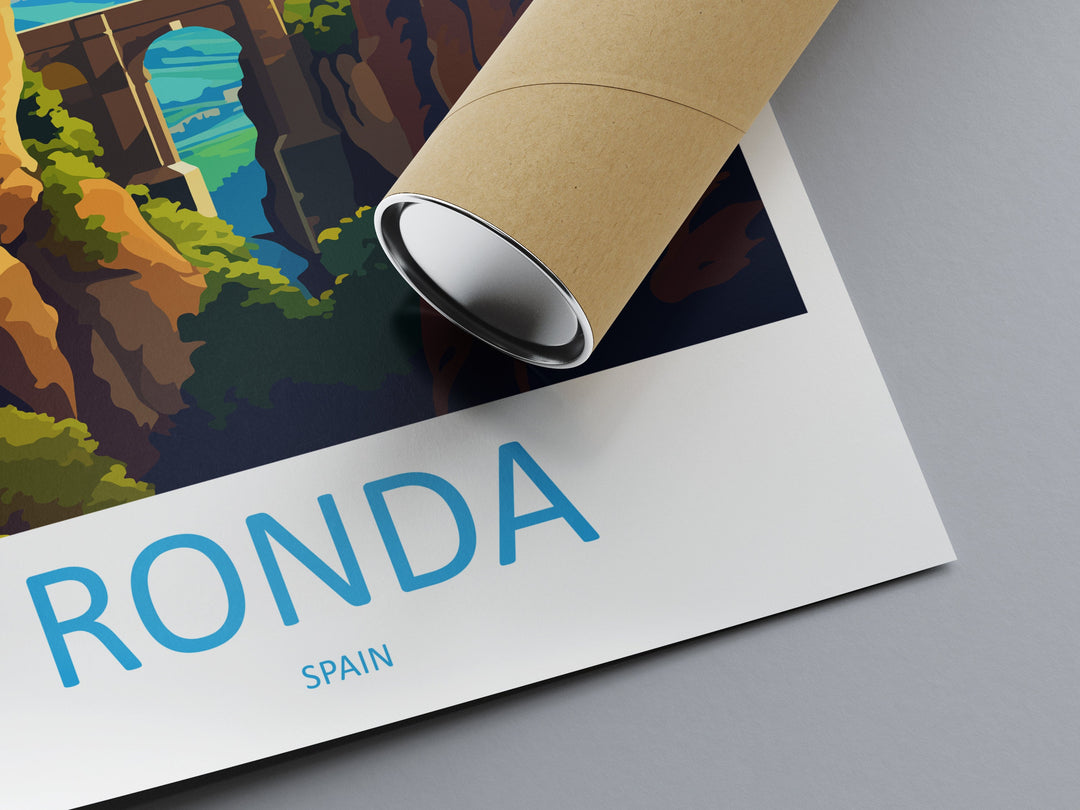 Ronda Travel Print Wall Art Ronda Wall Hanging Home Décor Ronda Gift Art Lovers Spain Art Lover Gift Ronda Print Spain Wall Art