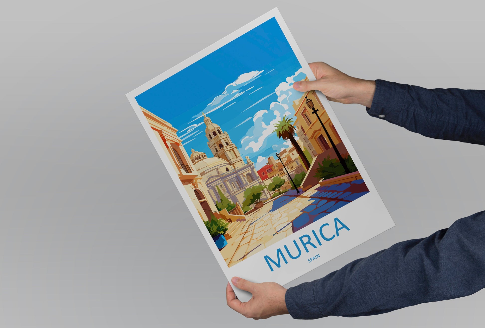 Murica Travel Print Wall Art Murica Wall Hanging Home Décor Murica Gift Art Lovers Spain Art Lover Gift Murica Wall Décor Murica Spain Print