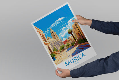 Murica Travel Print Wall Art Murica Wall Hanging Home Décor Murica Gift Art Lovers Spain Art Lover Gift Murica Wall Décor Murica Spain Print