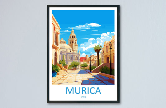 Murica Travel Print Wall Art Murica Wall Hanging Home Décor Murica Gift Art Lovers Spain Art Lover Gift Murica Wall Décor Murica Spain Print
