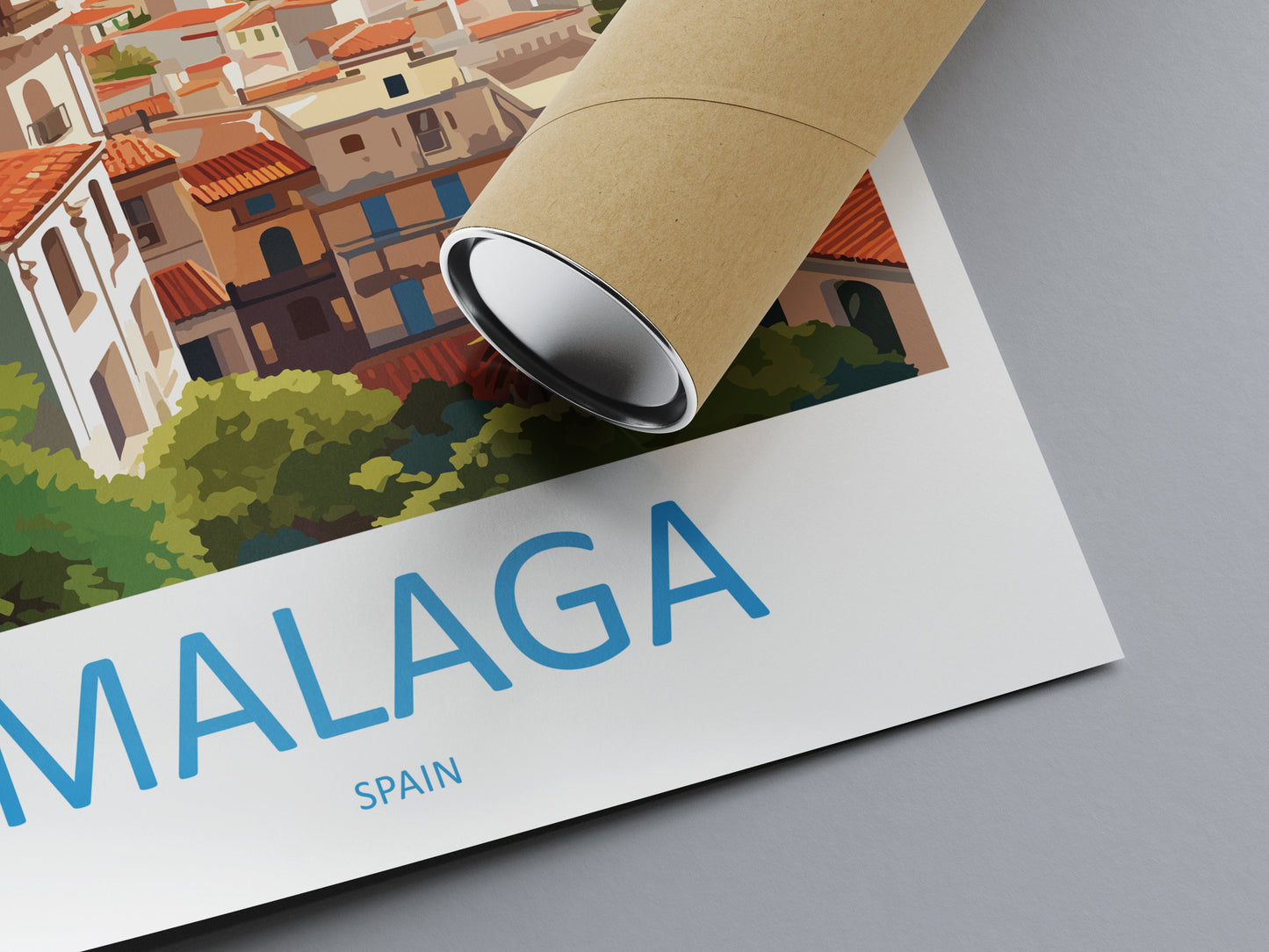 Malaga Travel Print Wall Art Malaga Wall Hanging Home Décor Malaga Gift Art Lovers Spain Art Lover Gift Malaga Wall Décor Malaga Spain Decor