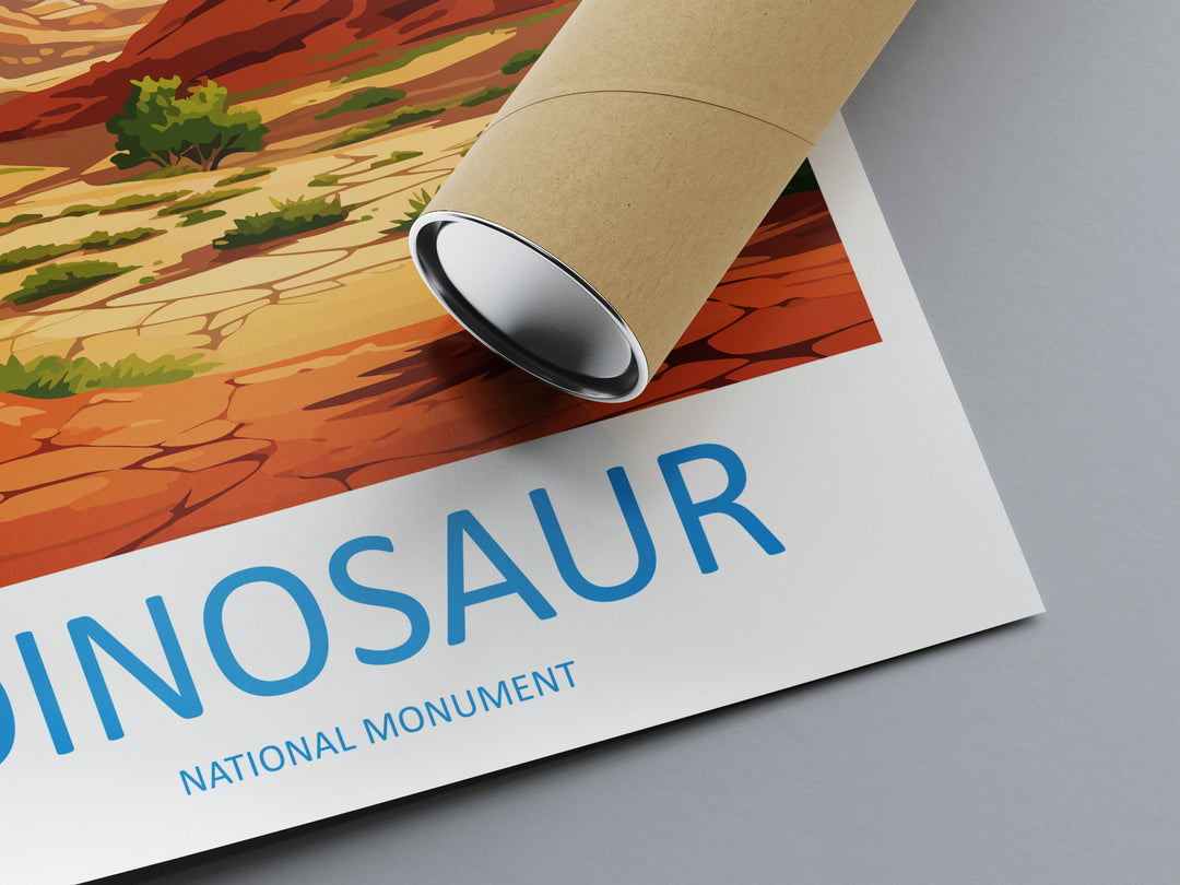 Dinosaur National Monument Travel Print Wall Art Dinosaur Monument Wall Hanging Home Décor Dinosaur Monument Art Lovers Utah Art Lover Gift