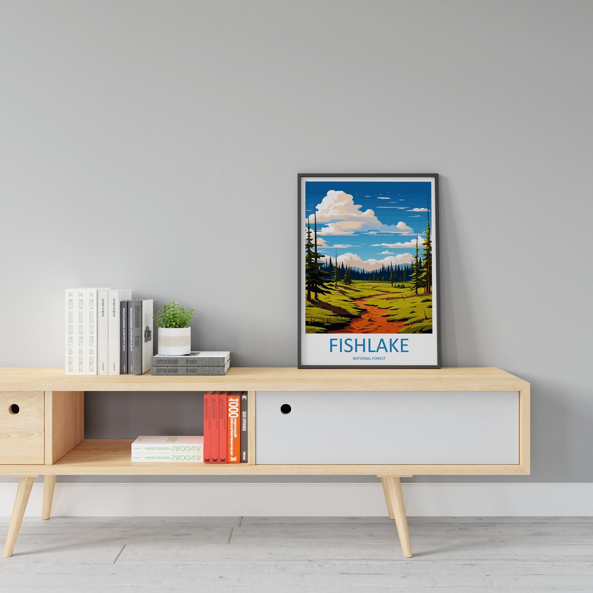 Fishlake National Park Travel Print Wall Art Fishlake National Park Wall Hanging Home Décor Fishlake National Park Art Lovers Utah Art Lover