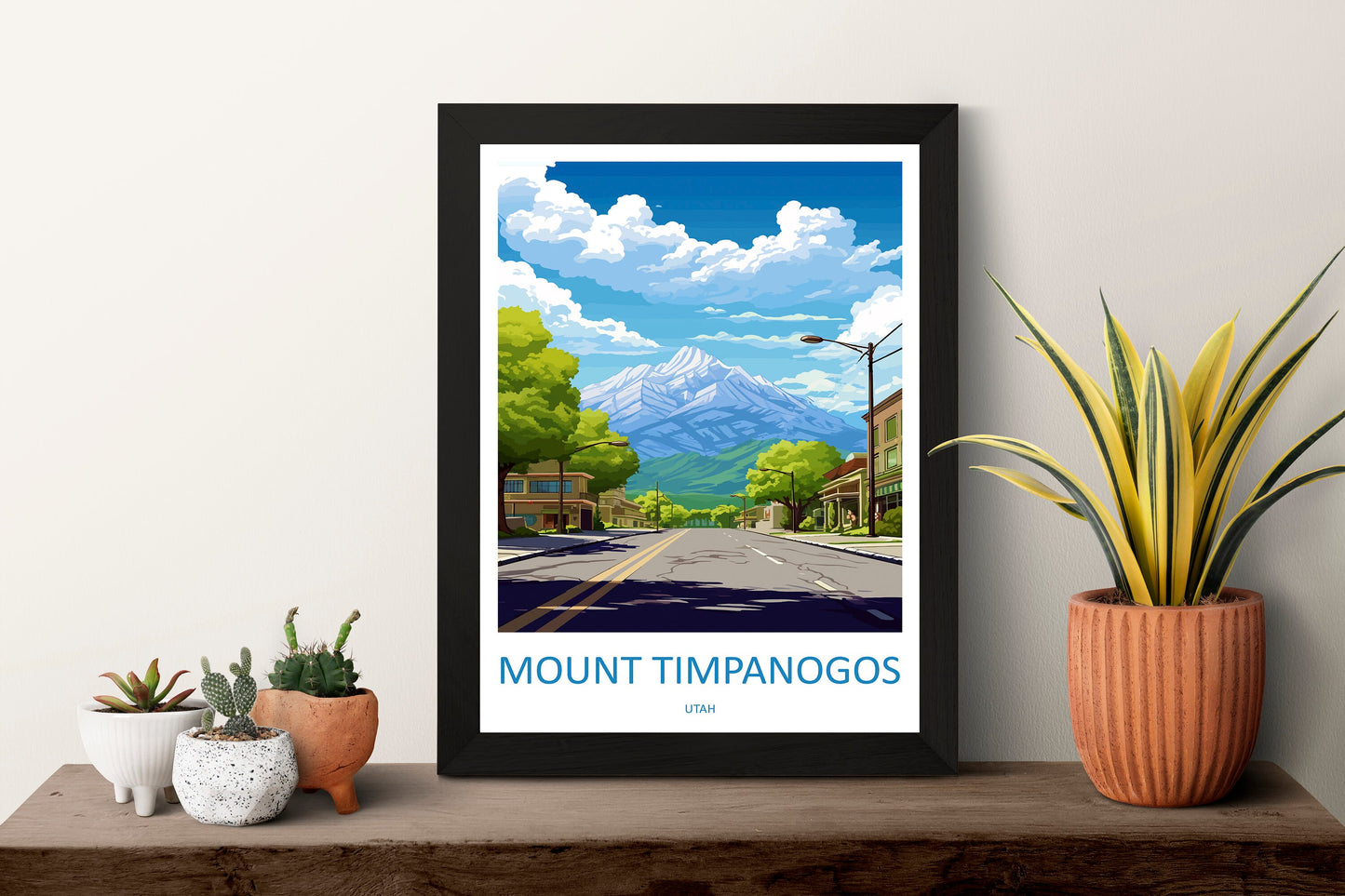 Mount Timpanogos Travel Print Wall Art Mount Timpanogos Wall Hanging Home Décor Mount Timpanogos Art Lovers Utah Art Lover