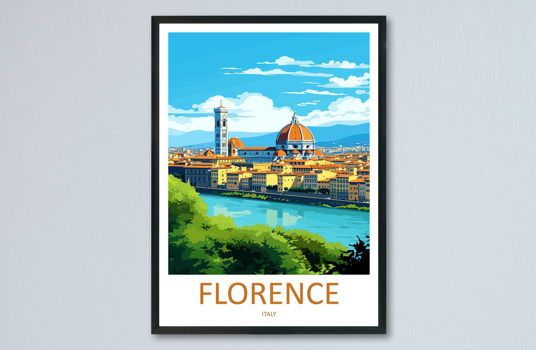 Florence Travel Print Wall Art Florence Italy Wall Hanging Home Decoration Florence Gift Art Lovers Wall Art Print Florence Italy Wall Print