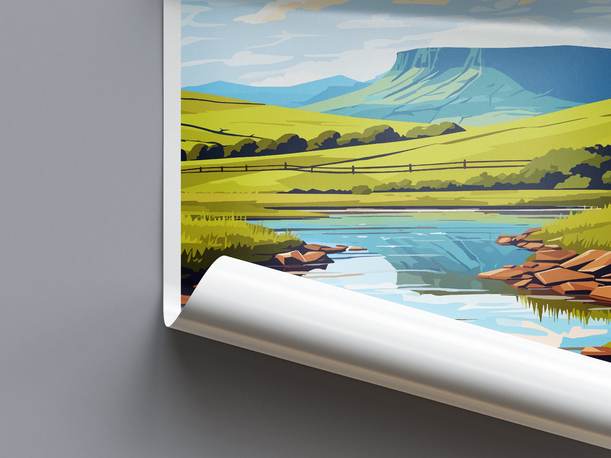 Brecon Beacons Print Brecon Beacons Home Decor Landscape Art Print Brecon Beacons Wall Nature Enthusiast Gift Wall Hanging Brecon Beacons