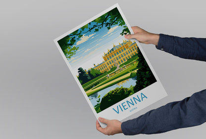 Vienna Travel Print Wall Art Vienna Wall Hanging Home Décor Vienna Gift Art Lovers Austria Art Lover Gift Vienna Travel Poster