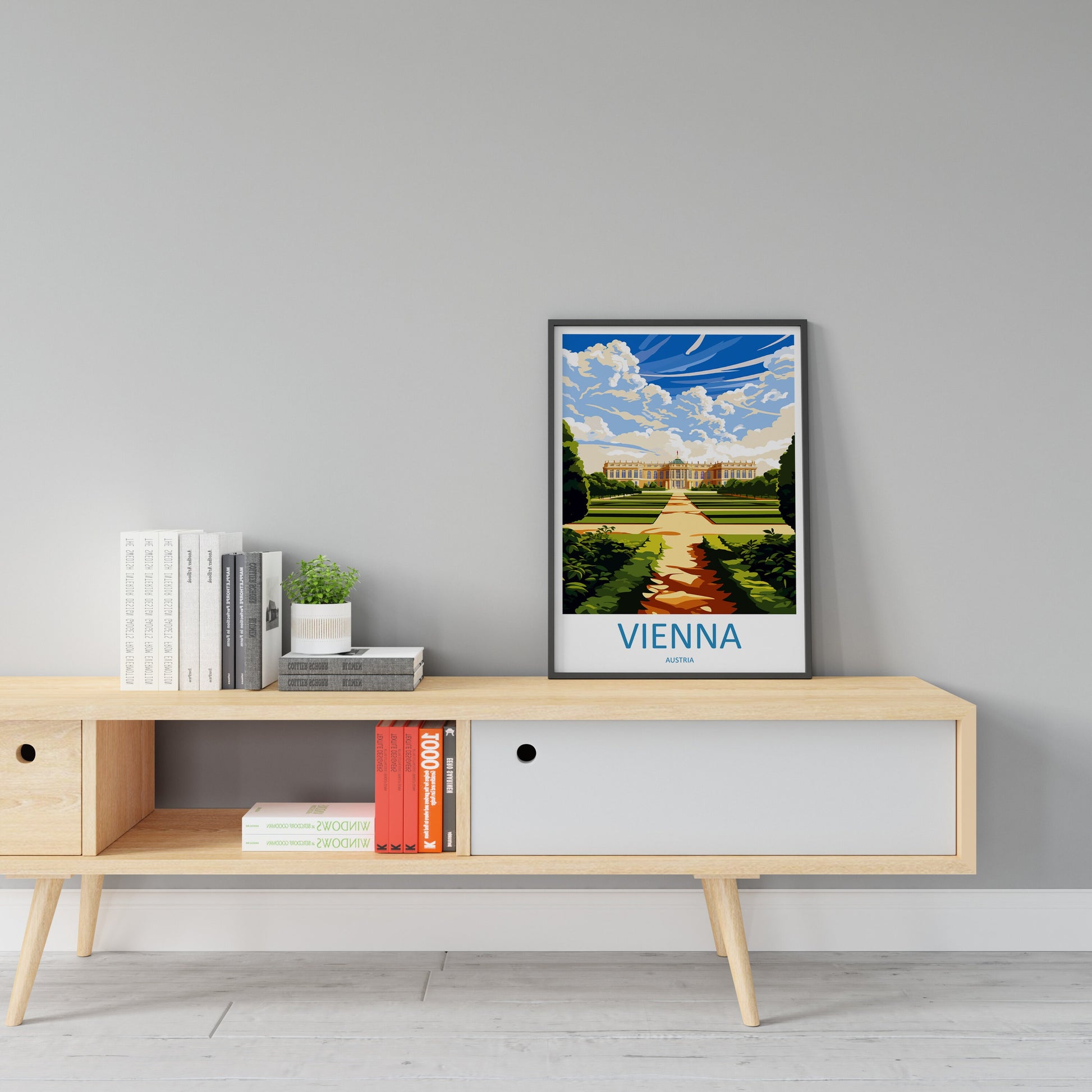 Vienna Travel Print Wall Art Vienna Wall Hanging Home Décor Vienna Gift Art Lovers Austria Art Lover Gift Vienna Travel Poster