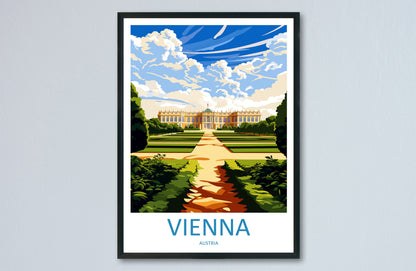 Vienna Travel Print Wall Art Vienna Wall Hanging Home Décor Vienna Gift Art Lovers Austria Art Lover Gift Vienna Travel Poster