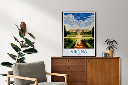 Vienna Travel Print Wall Art Vienna Wall Hanging Home Décor Vienna Gift Art Lovers Austria Art Lover Gift Vienna Travel Poster