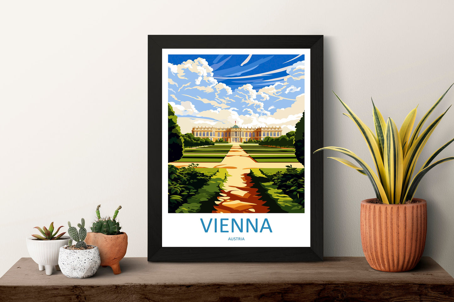 Vienna Travel Print Wall Art Vienna Wall Hanging Home Décor Vienna Gift Art Lovers Austria Art Lover Gift Vienna Travel Poster