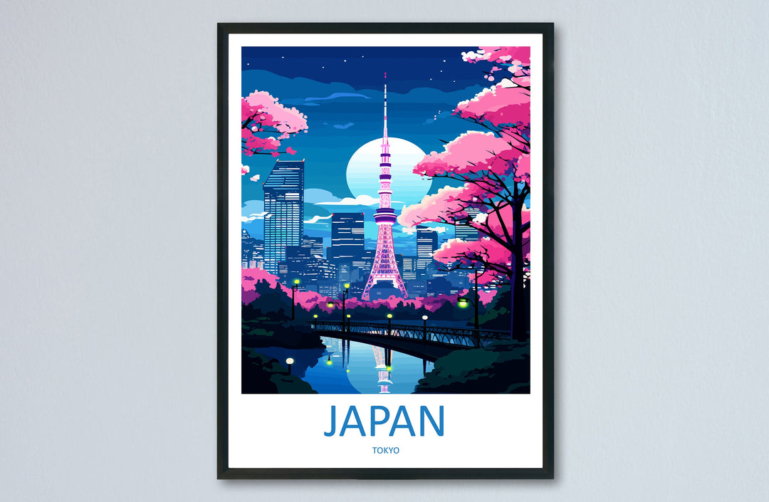 Japan Travel Print Wall Art Japan Wall Hanging Home Décor Japan Gift Art Lovers Tokyo Art Lover Gift Tokyo Travel Gift