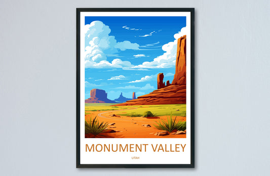 Monument Valley Travel Print Wall Art Monument Valley Wall Hanging Home Decor Arizona Art Gift Monument Valley Lovers Arizona Desert Art