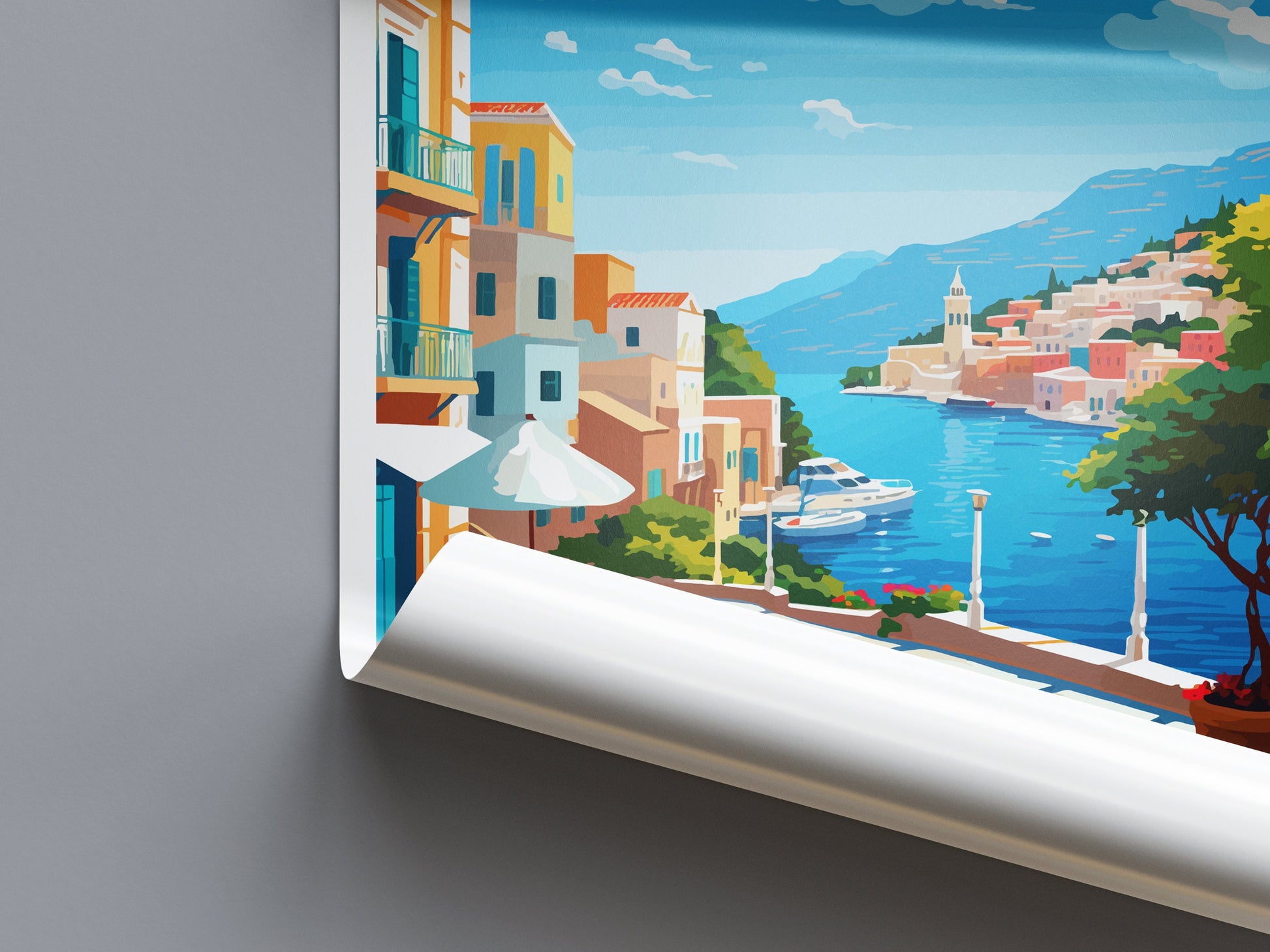 Symi Travel Print Wall Art Symi Greece Wall Hanging Home Decor Symi Gift Art Lovers Wall Art Print Symi Greece Wall Art Poster