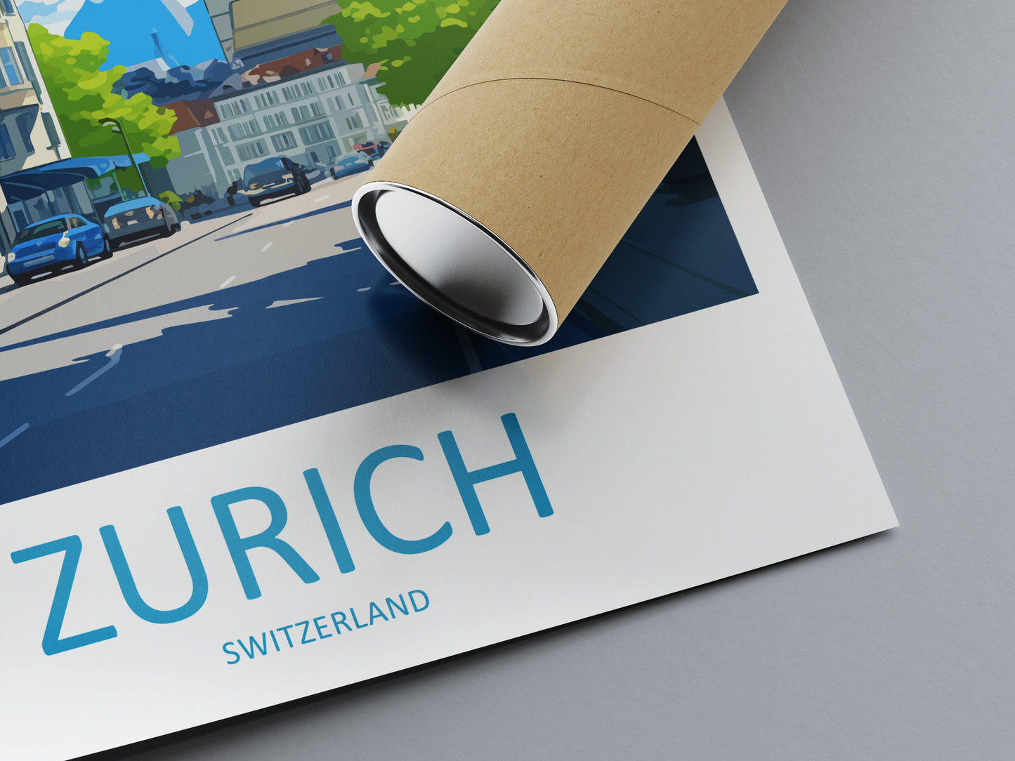 Zurich Travel Print Wall Art Zurich Wall Hanging Home Décor Zurich Gift Art Lovers Switzerland Art Lover Gift Zurich Travel Art