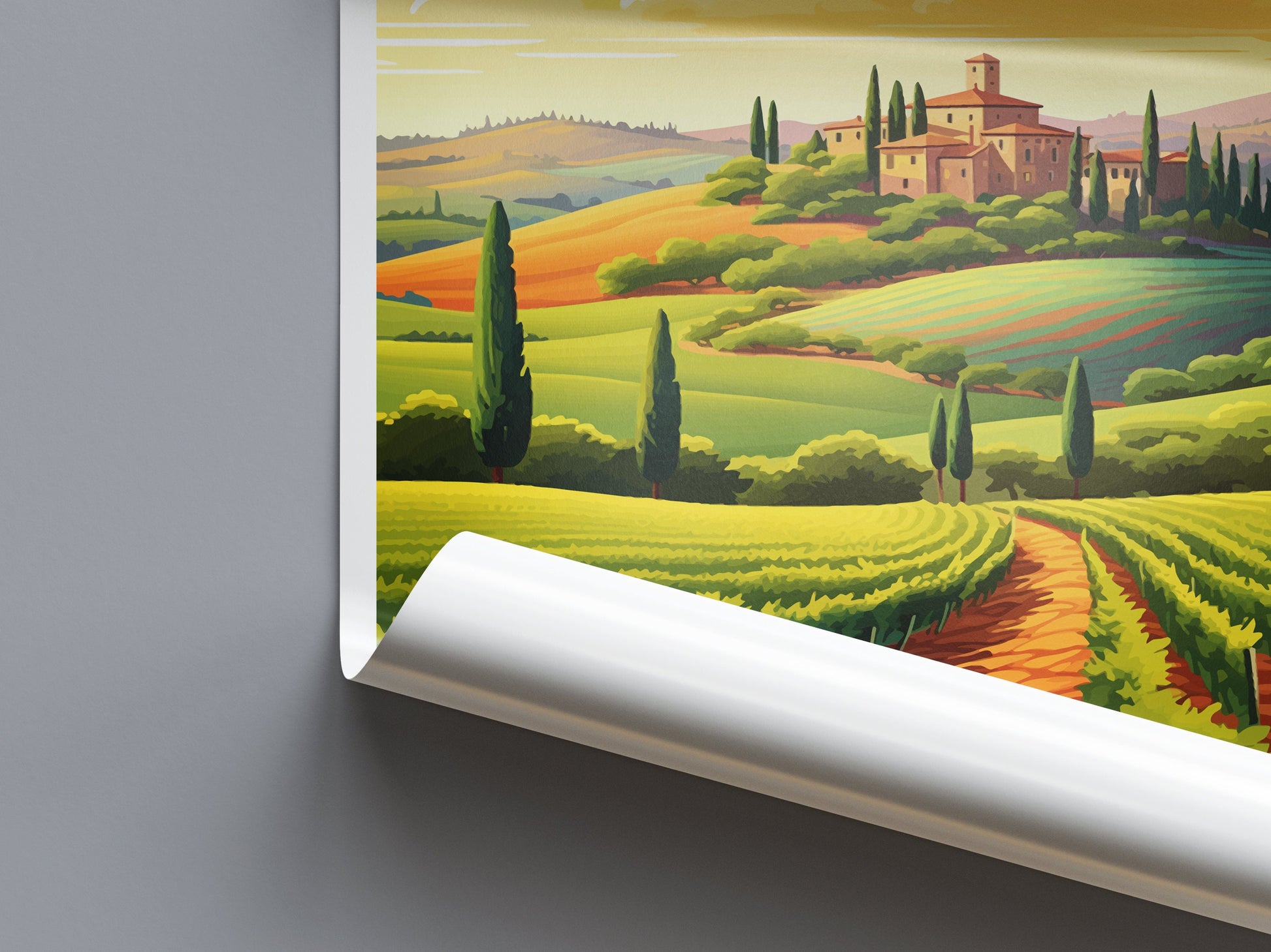 Tuscany Travel Print Wall Art Tuscany Italy Wall Hanging Home Decoration Tuscany Gift Art Lovers Wall Art Print Tuscany Italy Art Tuscany