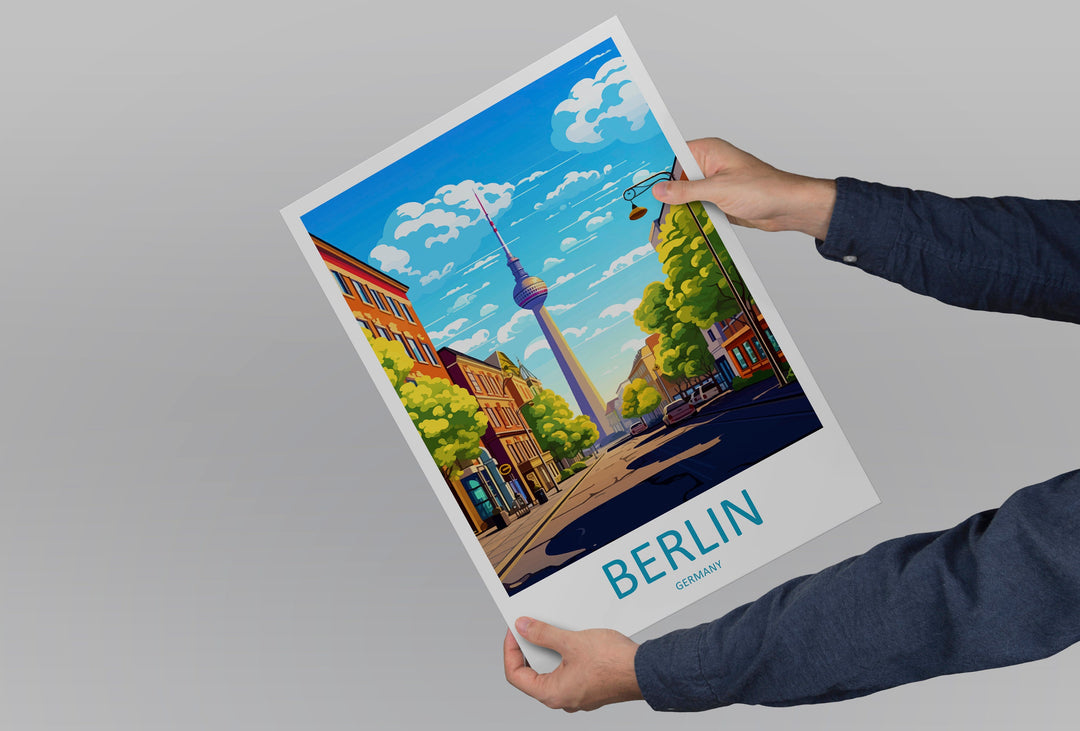 Berlin Travel Print Wall Art Berlin Wall Hanging Home Décor Berlin Gift Art Lovers Germany Art Lover Gift Berlin Wall Décor Berlin Print