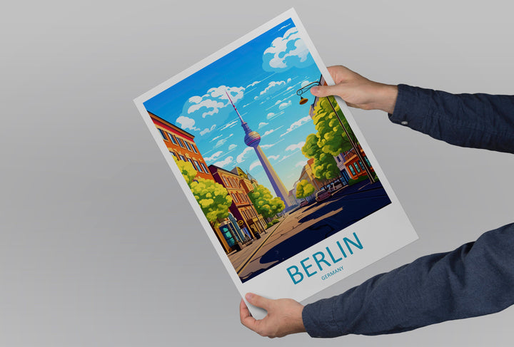 Berlin Travel Print Wall Art Berlin Wall Hanging Home Décor Berlin Gift Art Lovers Germany Art Lover Gift Berlin Wall Décor Berlin Print