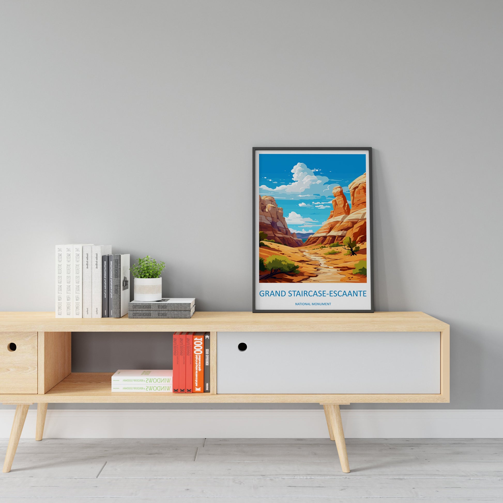 Grand Staircase Travel Print Wall Art Grand Staircase Wall Hanging Home Decor Utah Art Gift Grand Staircase Lovers Desert Art