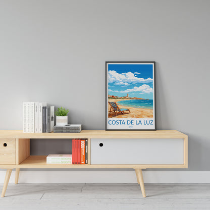 Almeria Travel Print Wall Art Almeria Wall Hanging Home Décor Almeria Gift Art Lovers Spain Art Lover Gift Almeria Wall Décor Almeria Spain