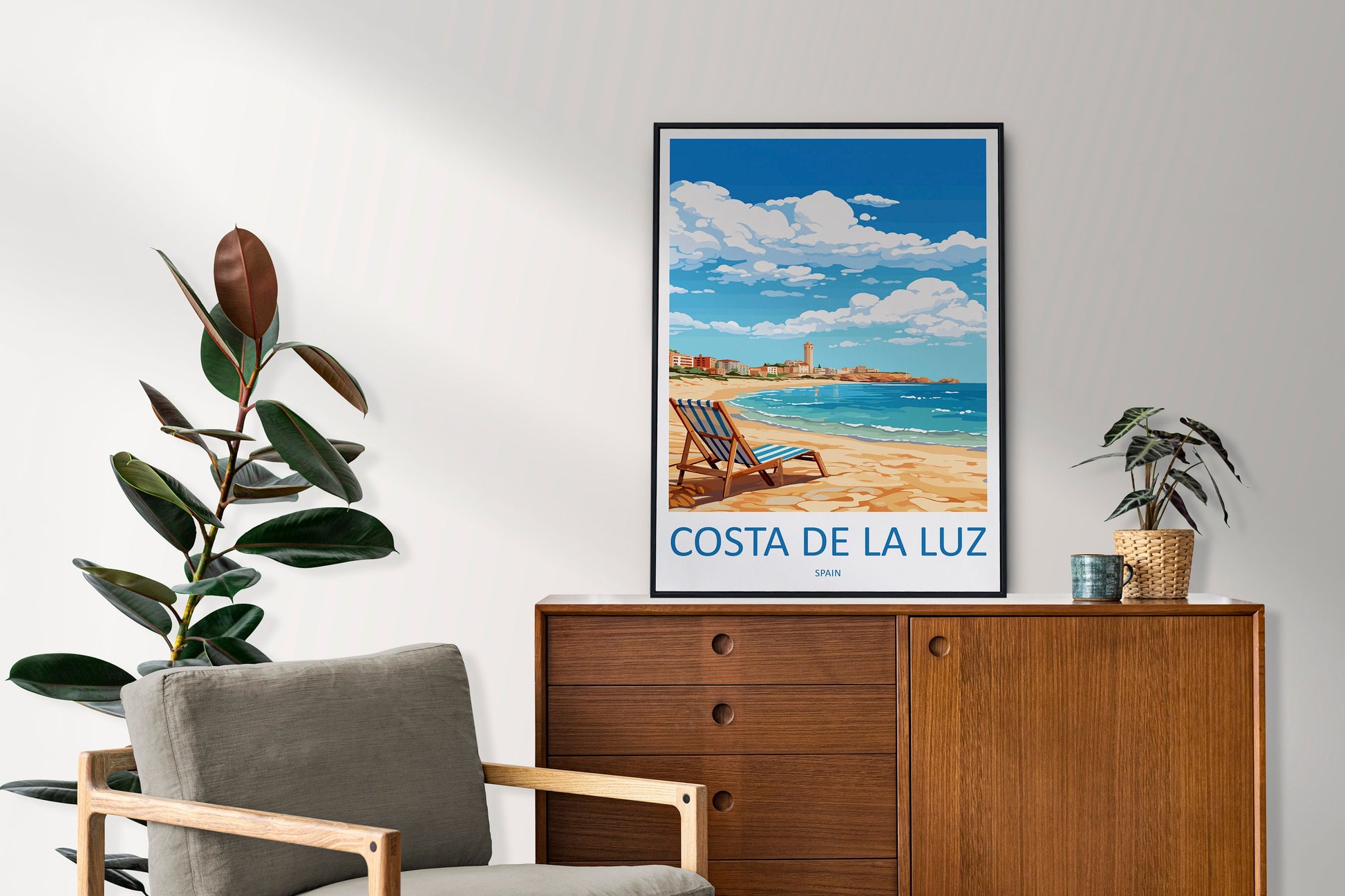 Almeria Travel Print Wall Art Almeria Wall Hanging Home Décor Almeria Gift Art Lovers Spain Art Lover Gift Almeria Wall Décor Almeria Spain
