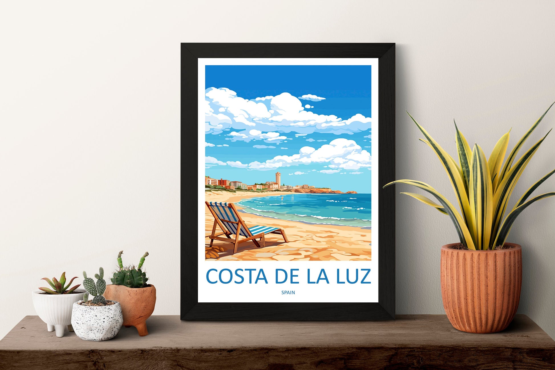 Almeria Travel Print Wall Art Almeria Wall Hanging Home Décor Almeria Gift Art Lovers Spain Art Lover Gift Almeria Wall Décor Almeria Spain