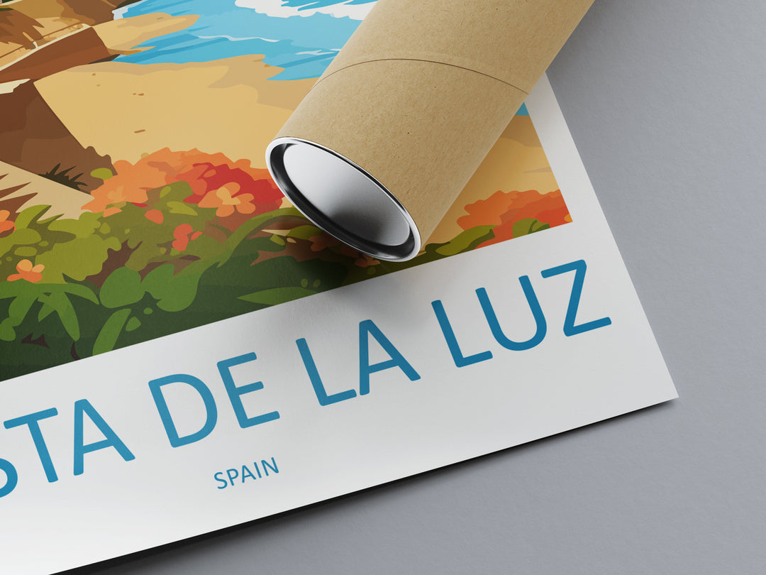 Costa de la Luz Travel Print Wall Art Costa de la Luz Wall Hanging Home Décor Costa de la Luz Gift Art Lovers Spain Art Gift Costa de la Luz
