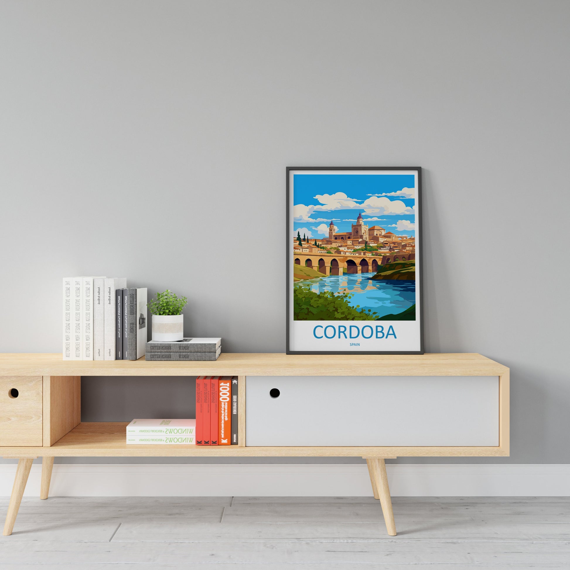 Cordoba Travel Print Wall Art Cordoba Wall Hanging Home Décor Cordoba Gift Art Lovers Spain Art Lover Gift Cordoba Wall Décor Cordoba Art