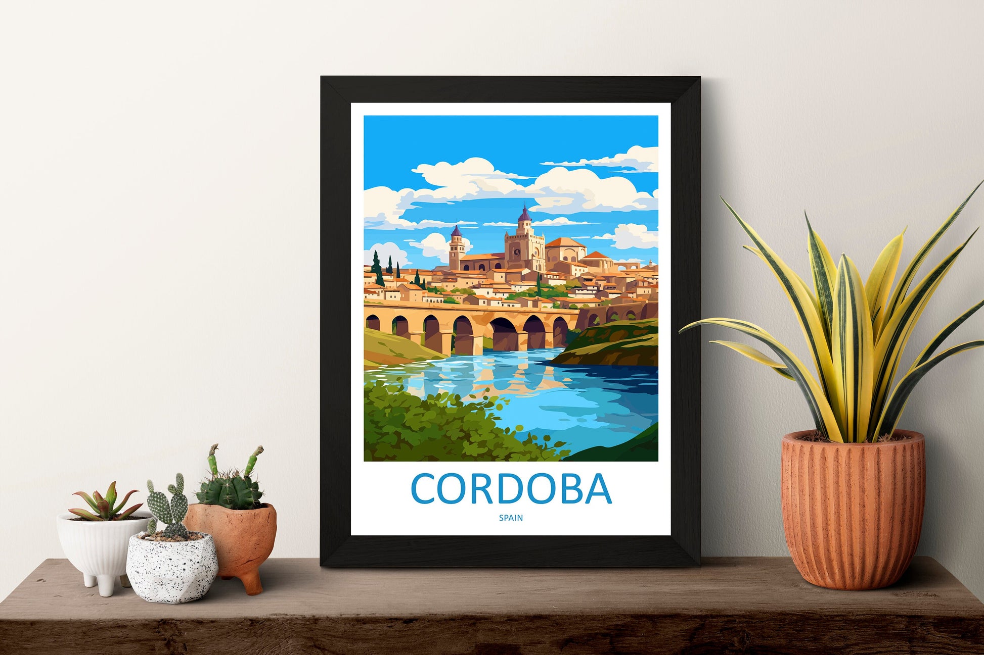 Cordoba Travel Print Wall Art Cordoba Wall Hanging Home Décor Cordoba Gift Art Lovers Spain Art Lover Gift Cordoba Wall Décor Cordoba Art